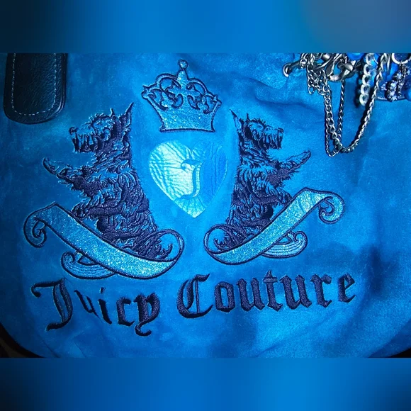 VTG Scottie Dog Velour Juicy Couture Tote - Picture 3 of 16